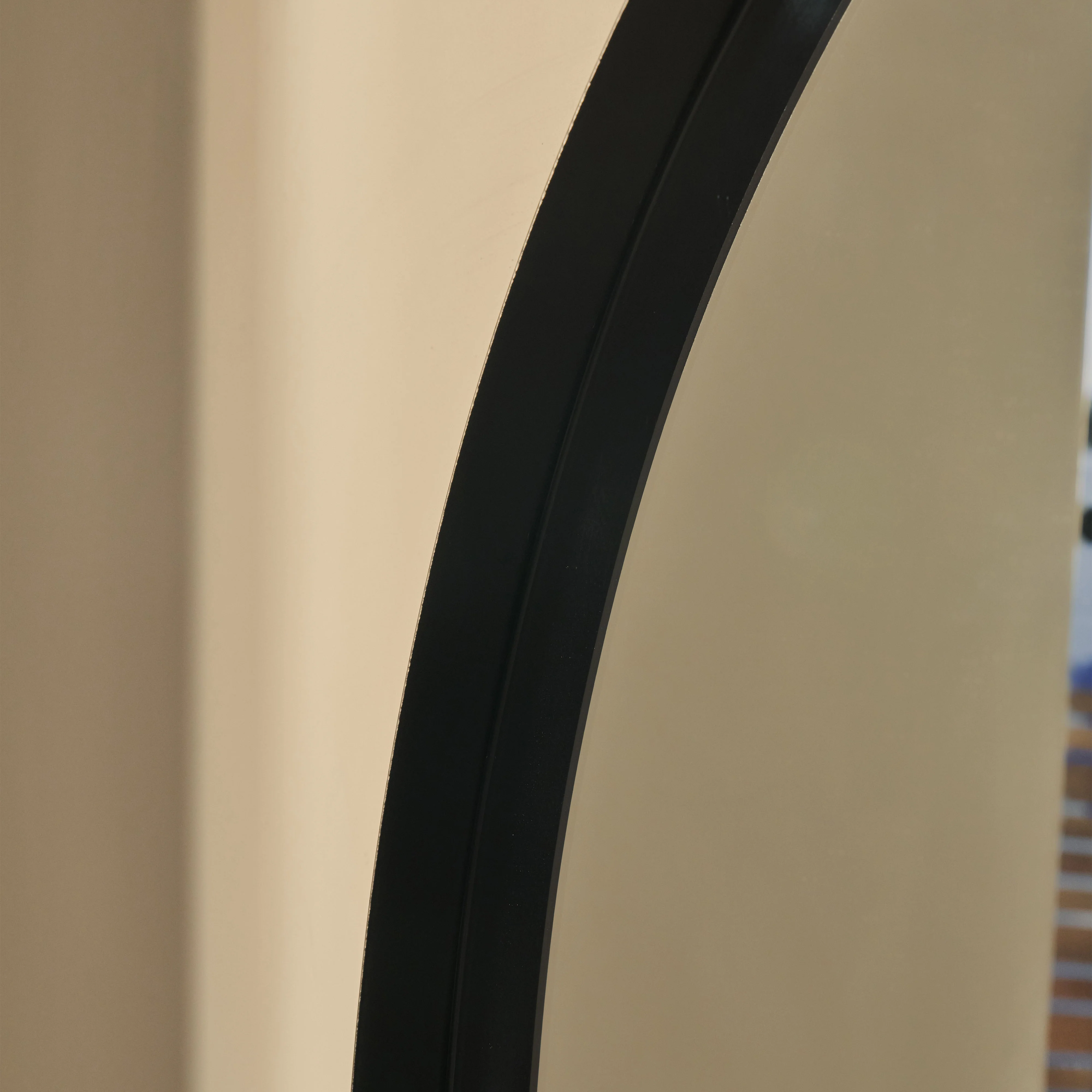 Arcus - Full Length Arched Black Large Metal Mirror 170cm x 80cm - Image 9